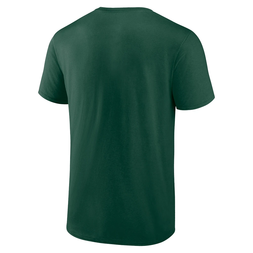 T-shirt vert Portland Timbers Iconic Team Chant de marque Fanatics pour hommes