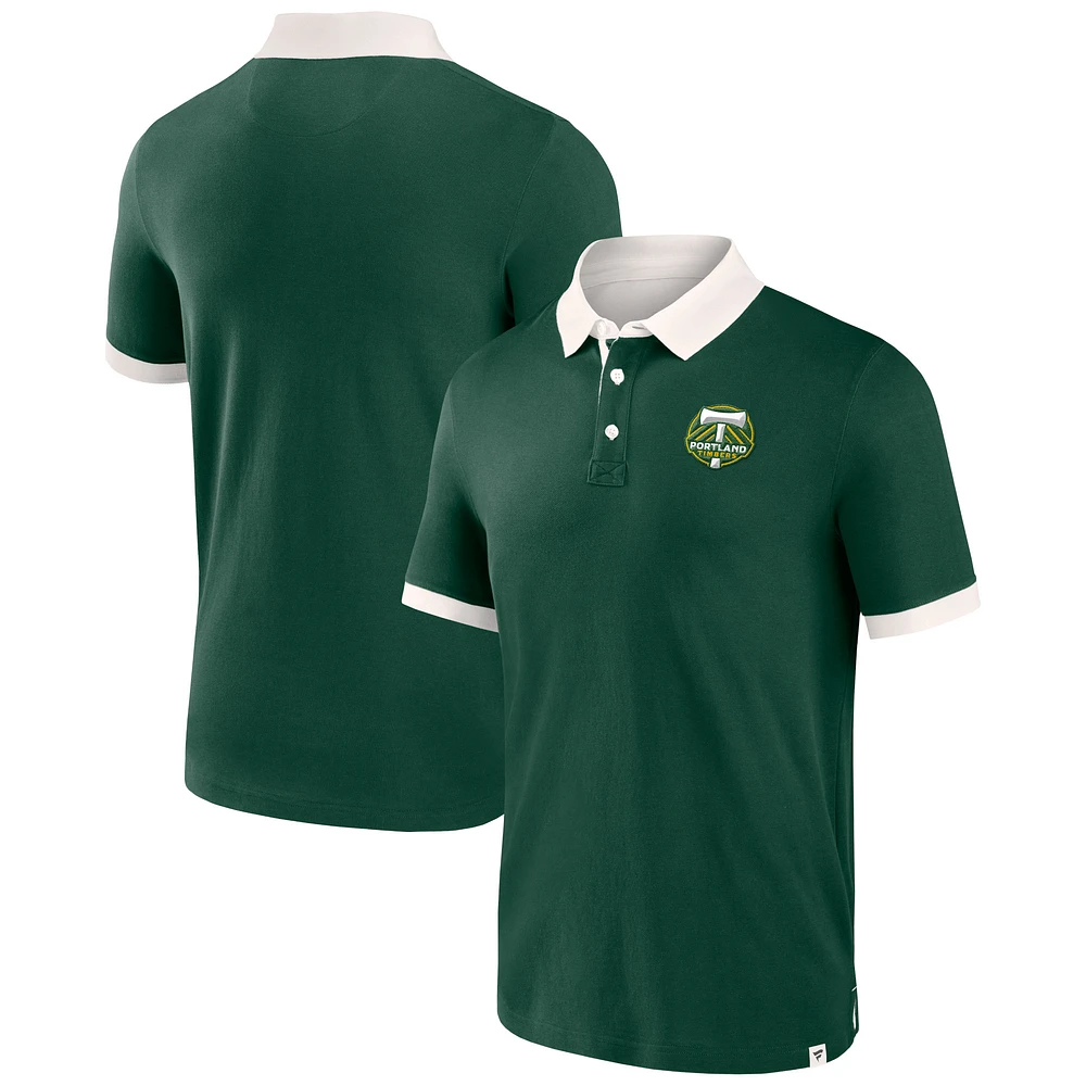 Men's Fanatics Green Portland Timbers Second Period Polo Shirt