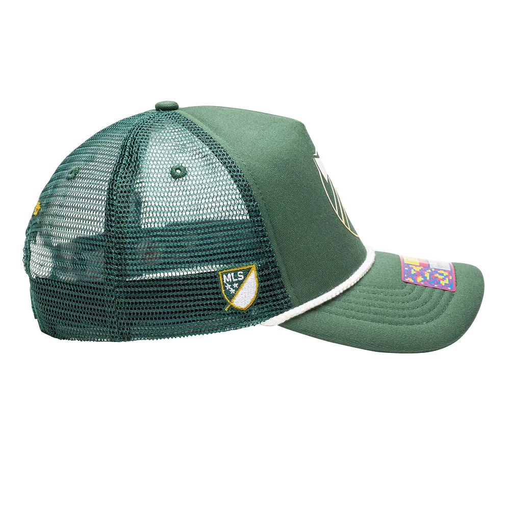 Men's Green Portland Timbers Atmosphere Trucker Adjustable Hat