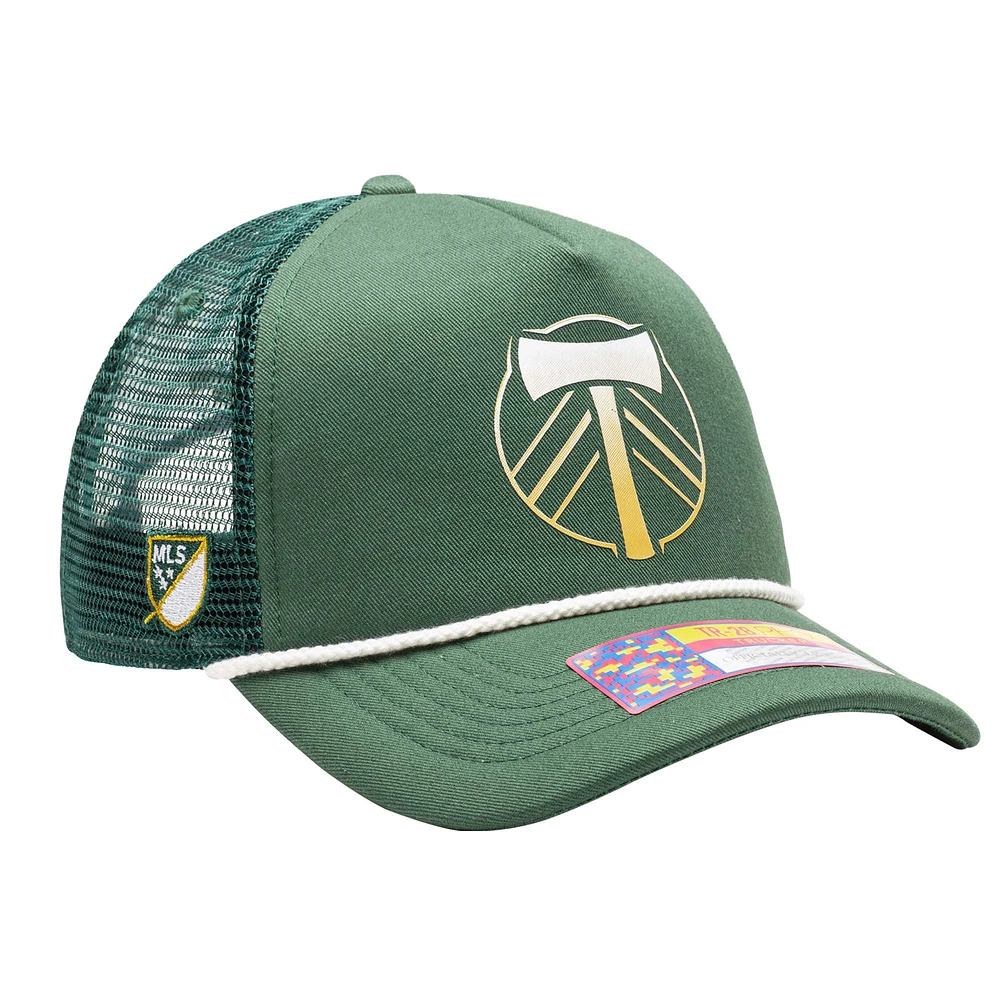 Men's Green Portland Timbers Atmosphere Trucker Adjustable Hat