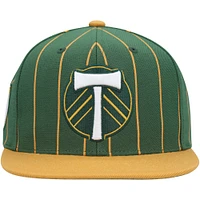 Pin Snapback Team Portland Timbers verte Mitchell & Ness pour homme