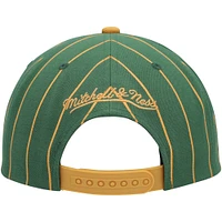 Men's Mitchell & Ness Green Portland Timbers Team Pin Snapback Hat