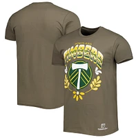 Men's Mitchell & Ness Olive Portland Timbers Serape T-Shirt