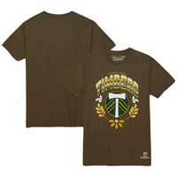 Men's Mitchell & Ness Olive Portland Timbers Serape T-Shirt