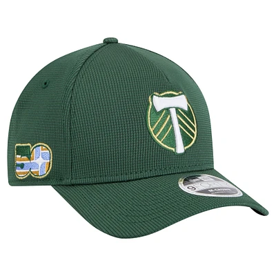 Men's New Era Green Portland Timbers 2025 Jersey Hook 9FORTY M-Crown Adjustable Hat