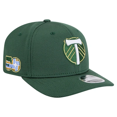 Men's New Era  Green Portland Timbers 2025 Jersey Hook 9SEVENTY Stretch-Snap Hat