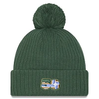 Men's New Era  Green Portland Timbers 2025 Jersey Hook Cuffed Knit Hat with Pom