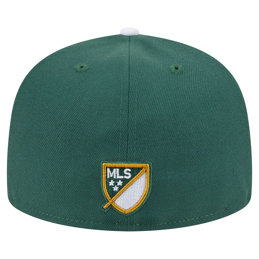 Men's New Era  Green Portland Timbers 2025 Kickoff 59FIFTY Fitted Hat