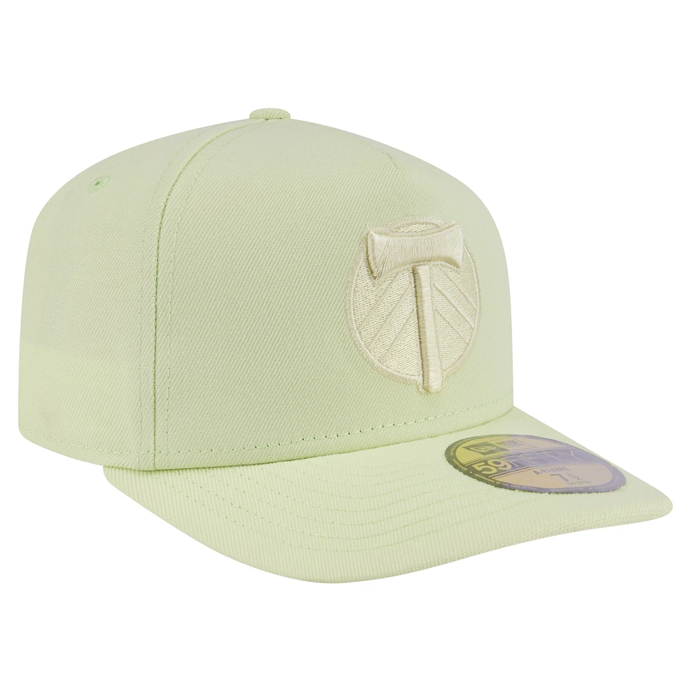 Casquette ajustée A-Frame 59FIFTY verte Portland Timbers pour homme New Era