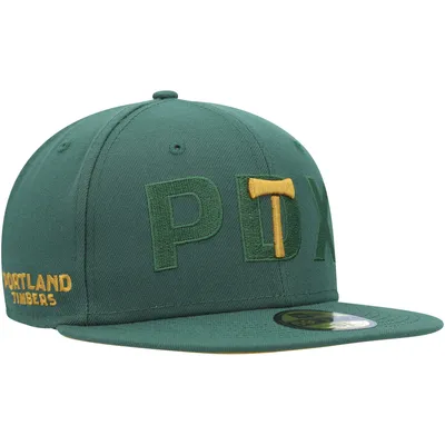 Portland Timbers New Era Kick Off 59FIFTY Fitted Hat - Green