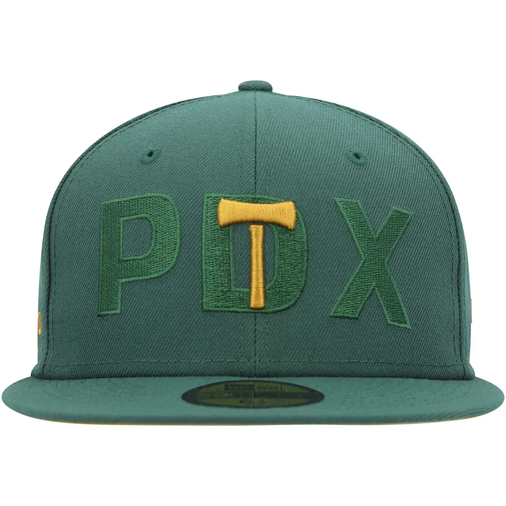 Men's New Era Green Portland Timbers Kick Off 59FIFTY Fitted Hat