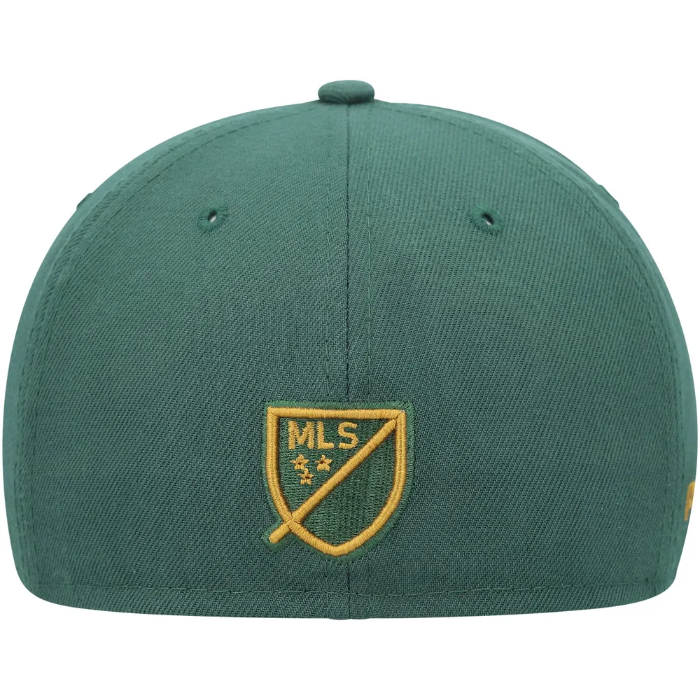 Men's New Era Green Portland Timbers Kick Off 59FIFTY Fitted Hat