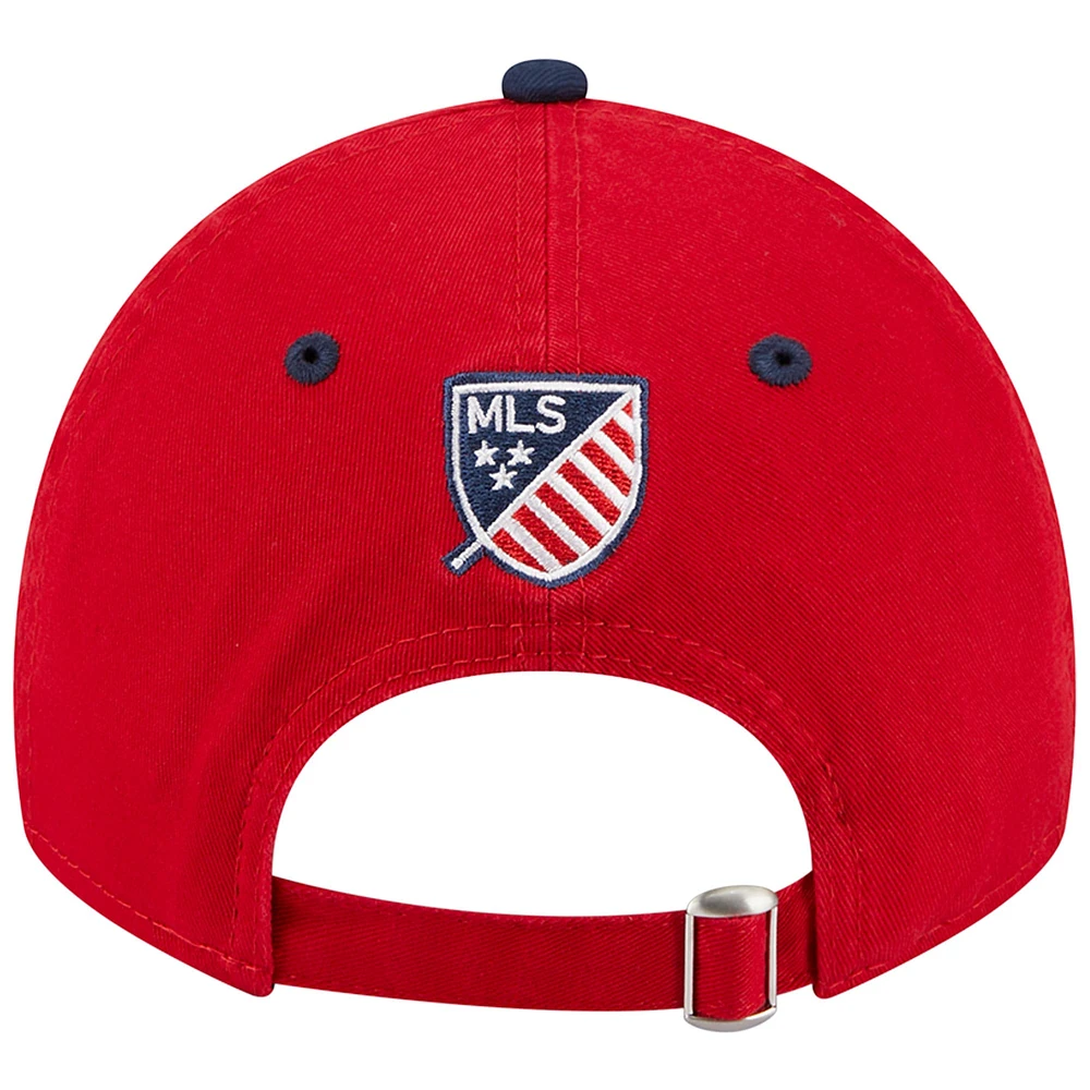 Casquette réglable New Era Portland Timbers Americana 9TWENTY rouge pour homme