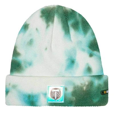 Bonnet en tricot à revers tie-dye psychédélique Portland Timbers pour hommes