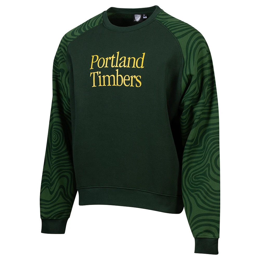 Sweat-shirt oversize à capuche pour homme Sport Design Sweden Green Portland Timbers 2025 Jersey Hook