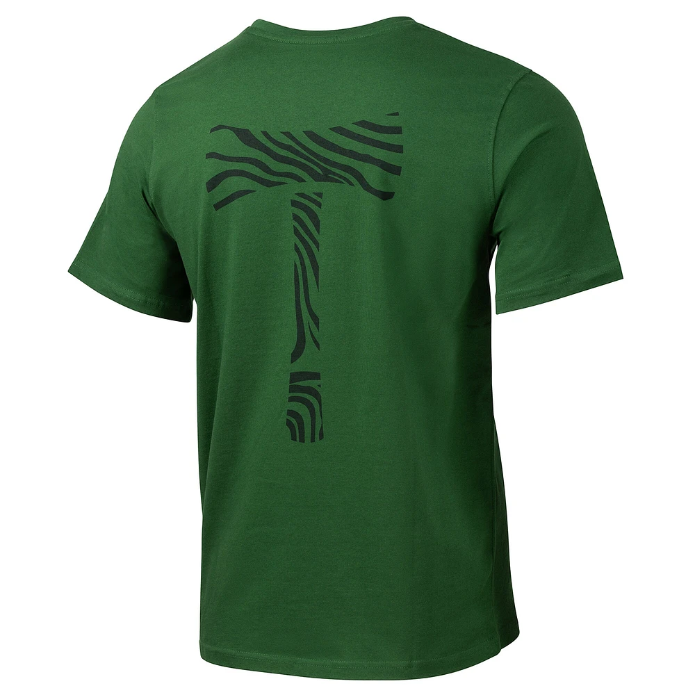 T-shirt décontracté en jersey vert Portland Timbers 2025 pour homme avec motif sportif et épais