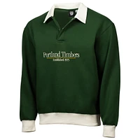 Sweat-shirt de rugby décontracté à manches longues pour homme, motif Sport Design Suède, vert, Portland Timbers 2025