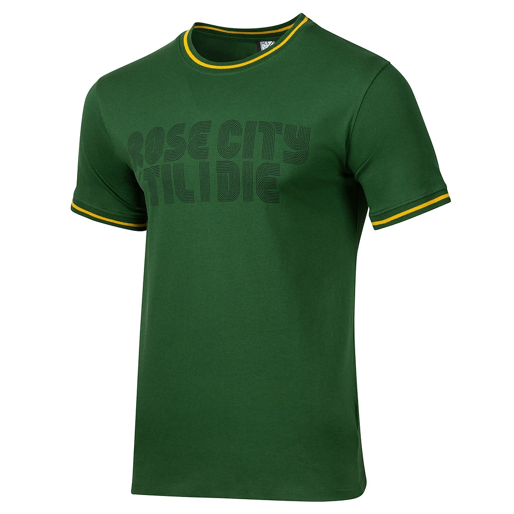 Men's Sport Design Sweden  Green Portland Timbers 2025 Jersey Hook Ringer T-Shirt