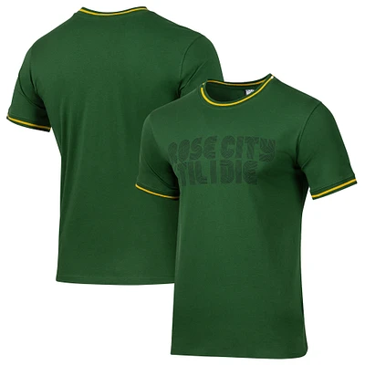 Men's Sport Design Sweden  Green Portland Timbers 2025 Jersey Hook Ringer T-Shirt