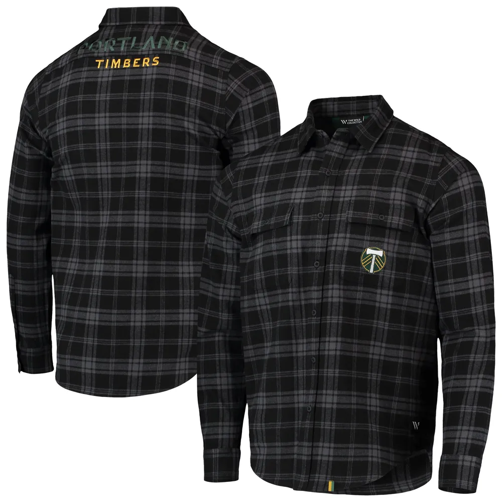 Lids Portland Timbers The Wild Collective Buffalo Check Button-Up