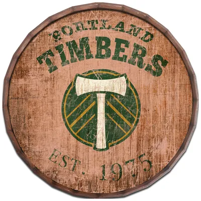 Portland Timbers 24'' Established Date Barrel Top Wall Art