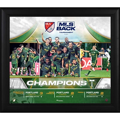 Portland Timbers Framed 15" x 17" 2020 MLS is Back Champions Collage