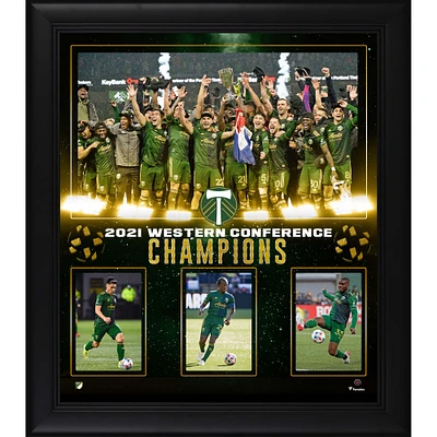 Portland Timbers Framed 15" x 17" 2021 MLS Cup Western Conference Champions Collage