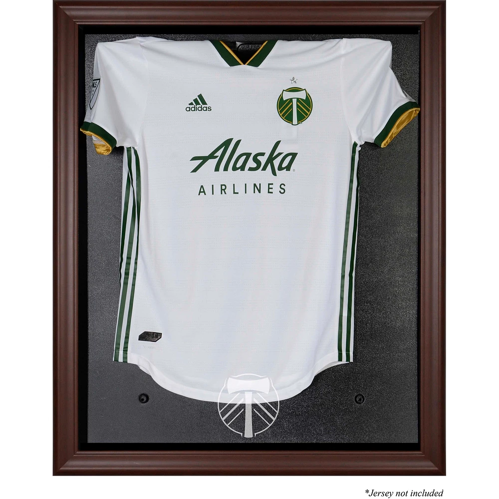 Portland Timbers Framed Brown Team Logo Jersey Display Case