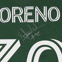 Santiago Moreno Portland Timbers Autographed Match-Used #30 Green adidas Jersey from the 2024 MLS Season - Size S