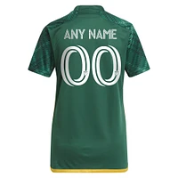 Women's adidas Green Portland Timbers 2023 Plaid Kit Replica Custom Jersey