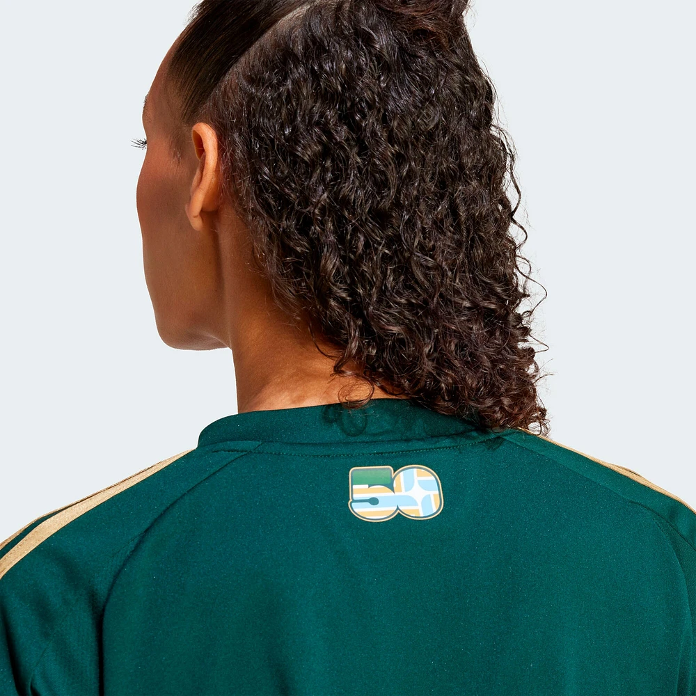 Maillot adidas Portland Timbers 2025 Forever Green & Gold Replica pour femme