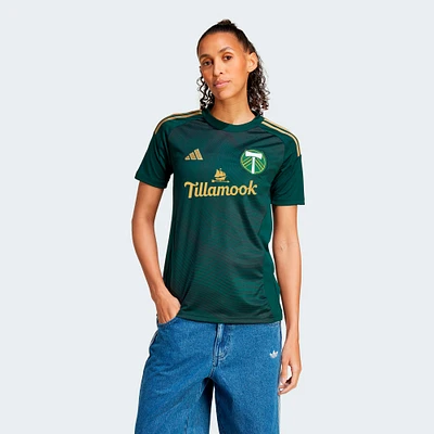 Maillot adidas Portland Timbers 2025 Forever Green & Gold Replica pour femme