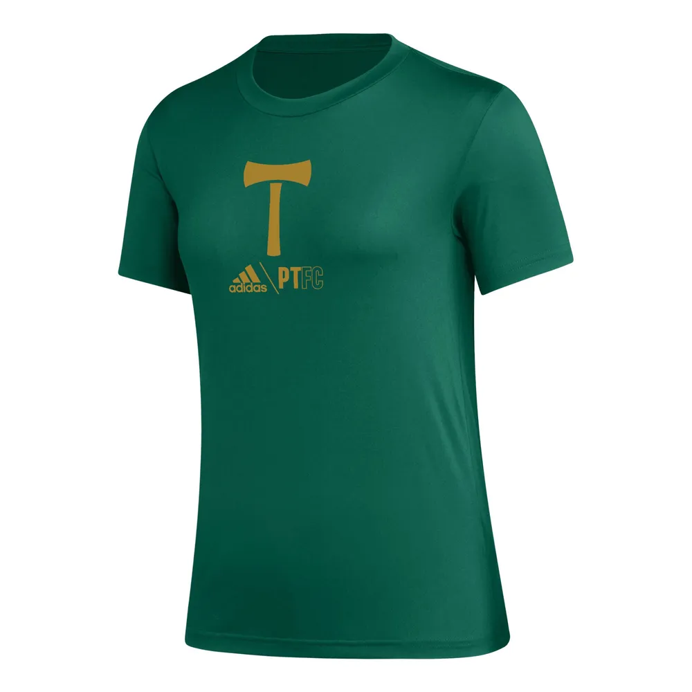 T-shirt adidas Portland Timbers AEROREADY Club Icon vert pour femme