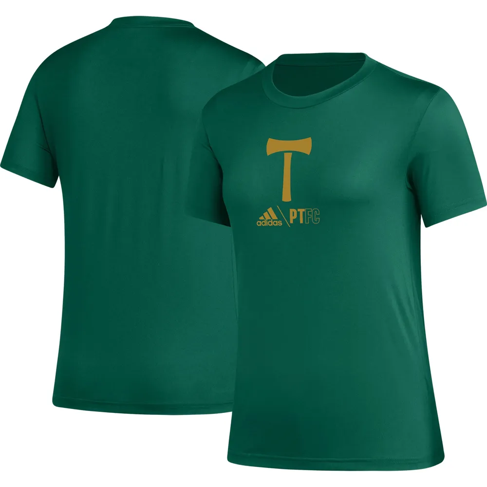 Women's adidas Green Portland Timbers AEROREADY Club Icon T-Shirt