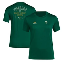 T-shirt adidas vert Portland Timbers Local Stoic AEROREADY pour femme