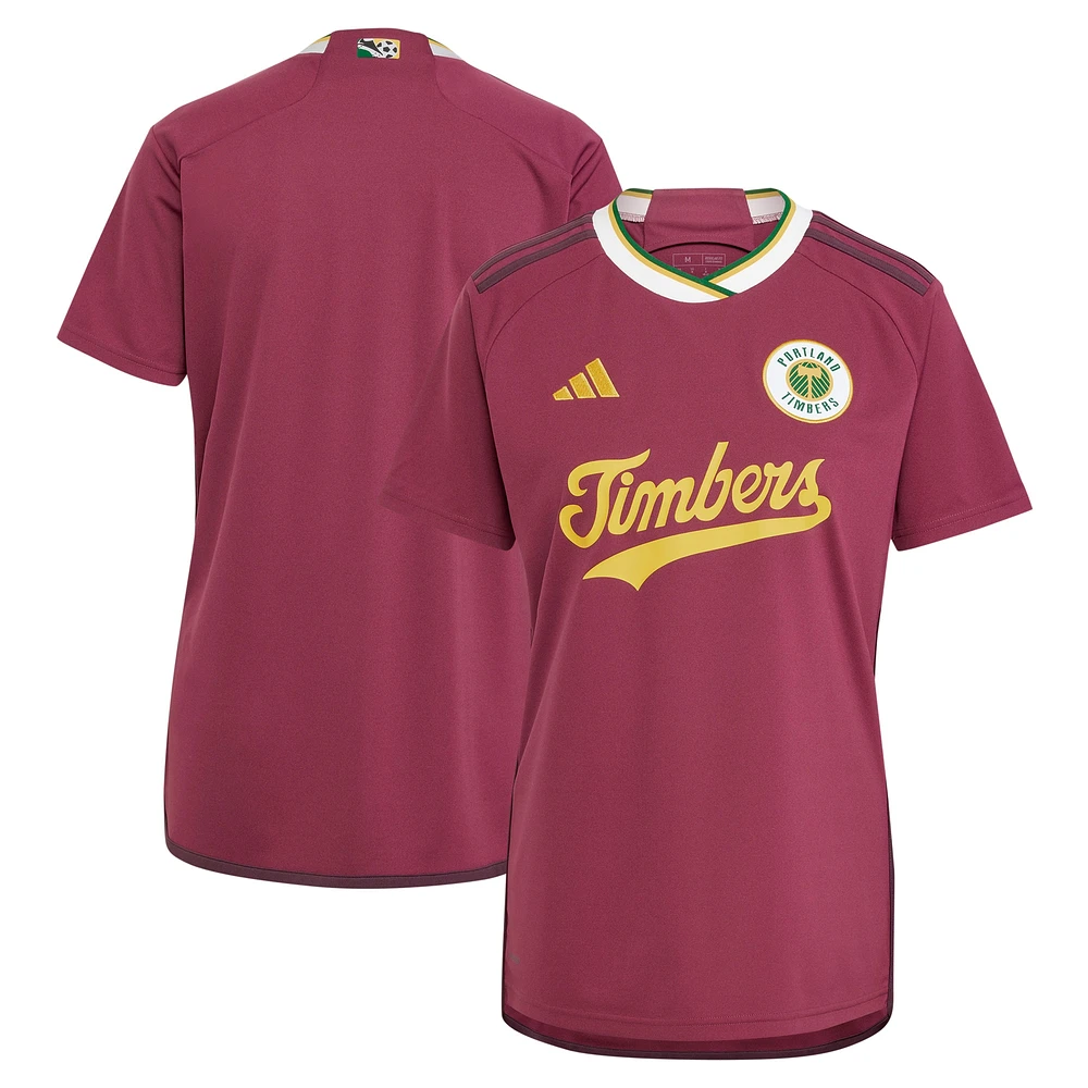 Women's adidas  Red Portland Timbers 2024 Archive Replica Jersey