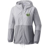 Women's Columbia White/Gray Portland Timbers Flash Forward Team Windbreaker Jacket