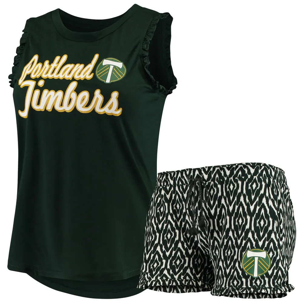 Concepts Sport Women's White Milwaukee Brewers Reel Pinstripe Tank Top and  Shorts Sleep Set