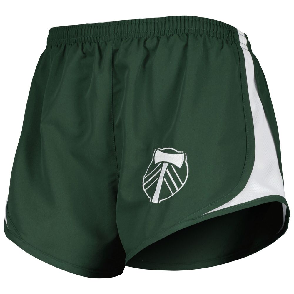 Women's Green Portland Timbers Basic Sport Mesh Shorts