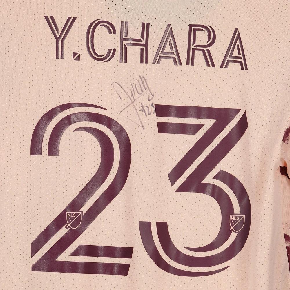 Yimmi Chara Portland Timbers Autographed Match-Used #23 Pink Jersey from the 2023 MLS Season