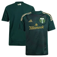 Youth adidas  Green Portland Timbers 2025 Forever & Gold Replica Jersey