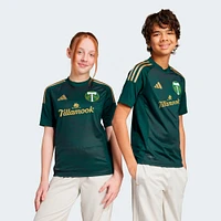 Youth adidas  Green Portland Timbers 2025 Forever & Gold Replica Jersey