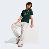Youth adidas  Green Portland Timbers 2025 Forever & Gold Replica Jersey