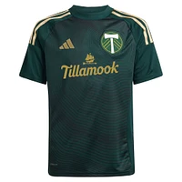 Youth adidas Jonathan Rodríguez Green Portland Timbers 2025 Forever & Gold Replica Player Jersey