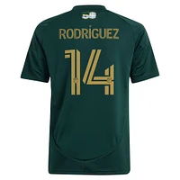 Youth adidas Jonathan Rodríguez Green Portland Timbers 2025 Forever & Gold Replica Player Jersey