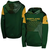 Youth Green Portland Timbers Unbeatable Pullover Hoodie