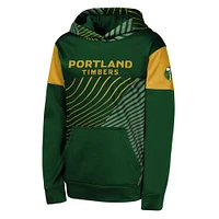 Youth Green Portland Timbers Unbeatable Pullover Hoodie