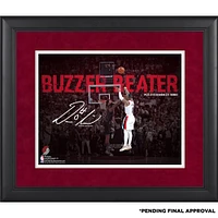Damian Lillard Portland Trail Blazers Framed 11" x 14" Buzzer Beater Spotlight Photograph - Facsimile Signature