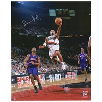 Damon Stoudamire Portland Trail Blazers Autographed 16" x 20" Lay Up vs. Toronto Raptors Photograph
