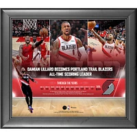Fanatics Authentic Damian Lillard Portland Trail Blazers Framed 15'' x 17'' Franchise History All-Time Scoring Leader Collage